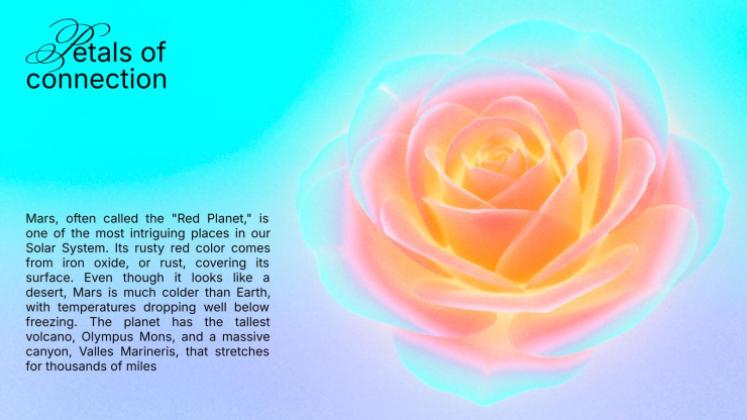 Luminous Fade presentation template 