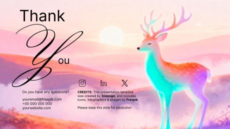 Luminous Fade presentation template 