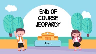 Plantilla de presentación Juego para fin de curso