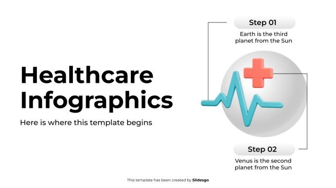 의료 관련 인포그래픽 프레젠테이션 템플릿