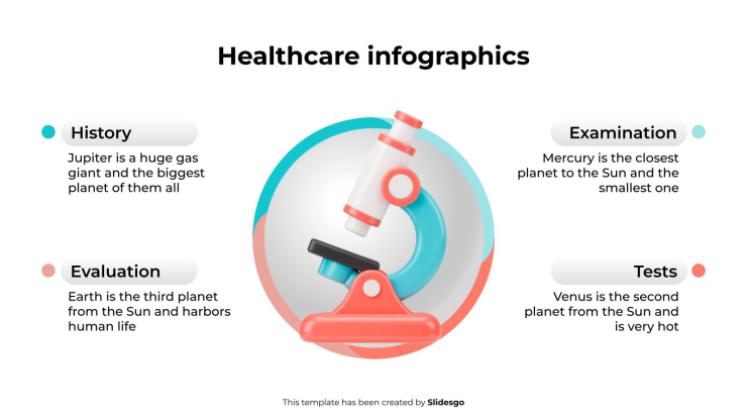 의료 관련 인포그래픽 프레젠테이션 템플릿
