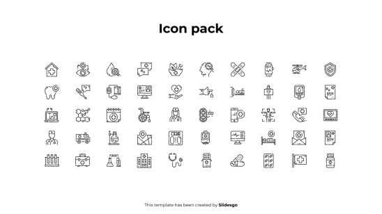 의료 관련 인포그래픽 프레젠테이션 템플릿