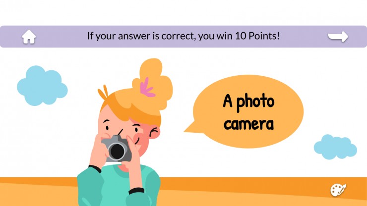 End of Course Jeopardy presentation template