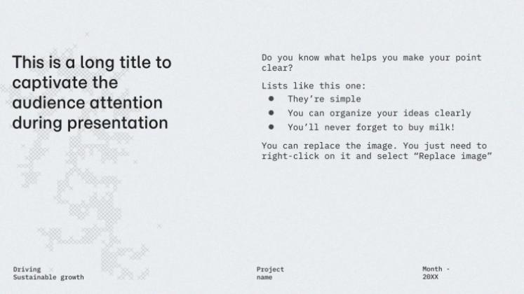 Startup Growth presentation template 