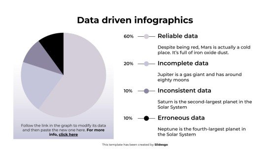 Modelo de apresentação Infográficos baseados em dados