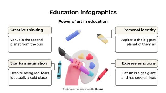 Plantilla de presentación Infografías educativas