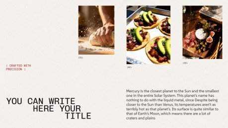 Modelo de apresentação Artes culinárias