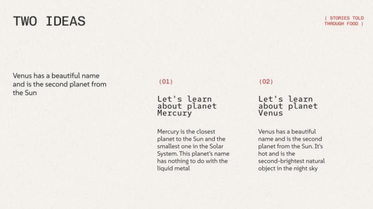 Modelo de apresentação Artes culinárias