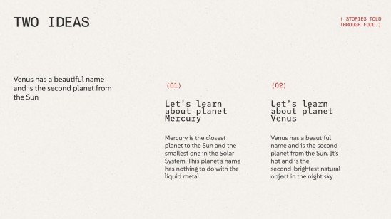 Modelo de apresentação Artes culinárias