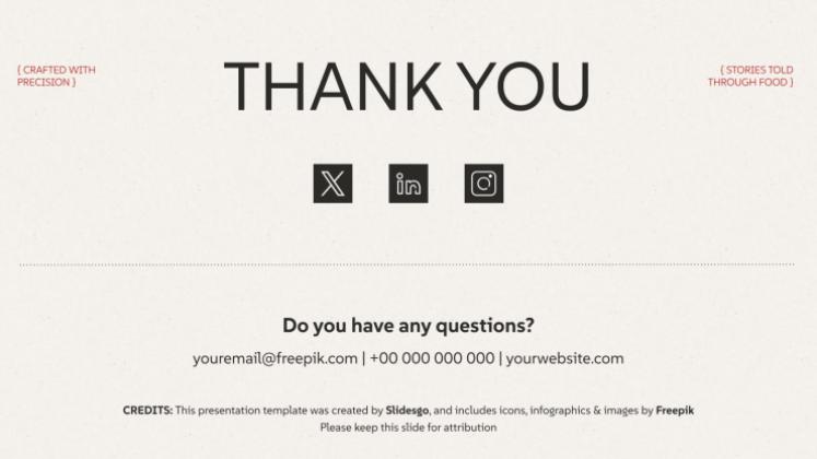 Modelo de apresentação Artes culinárias