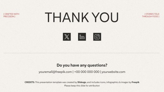 Modelo de apresentação Artes culinárias