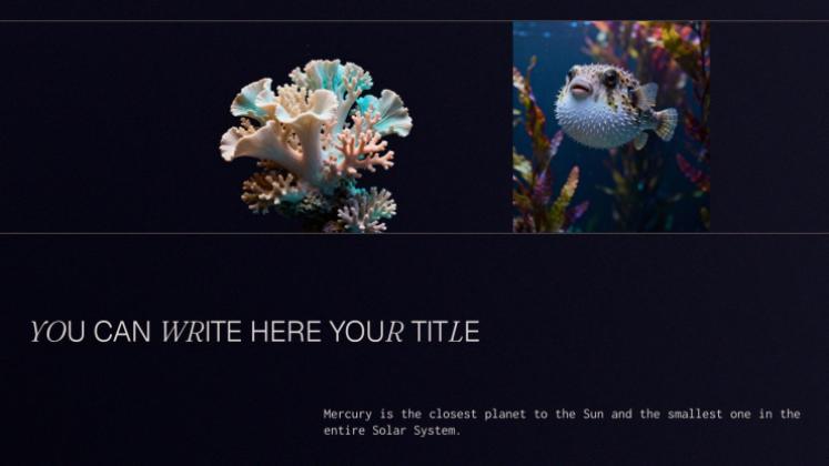 Plantilla de presentación Conservación de los océanos