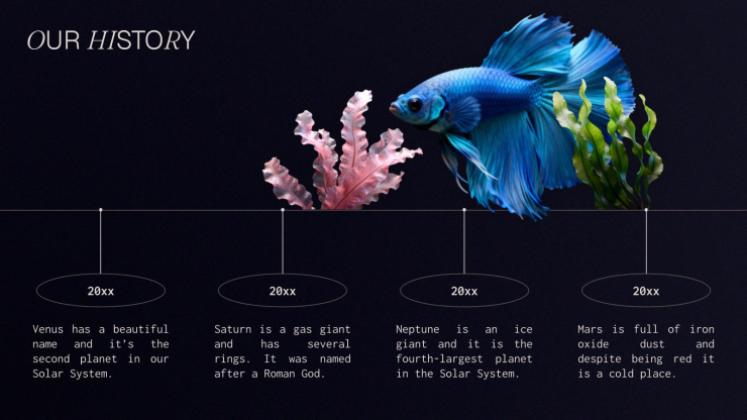 Plantilla de presentación Conservación de los océanos