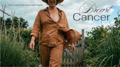 Plantilla de presentación Cáncer de mama