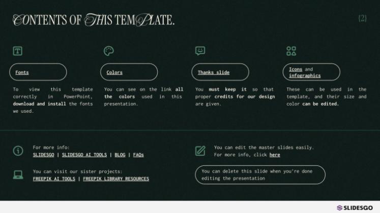 Esthétique botanique Modèles de présentation