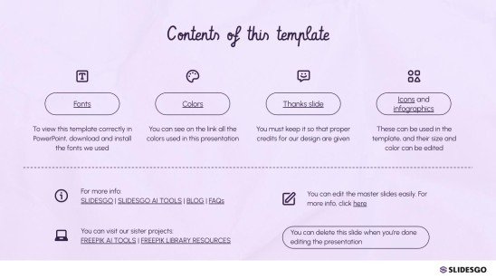 First Day of School presentation template 