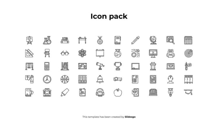 Modelo de apresentação Infográficos educacionais