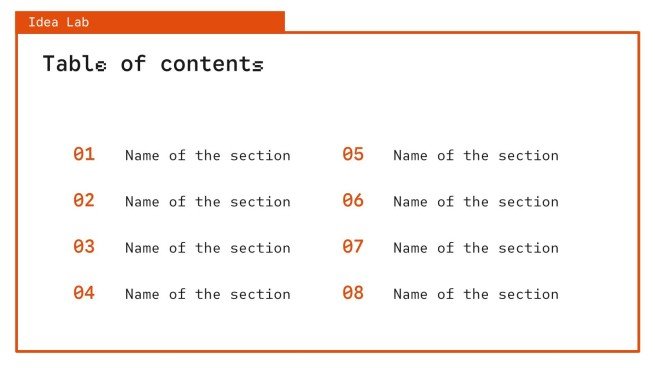 창의적 사고 프레젠테이션 템플릿