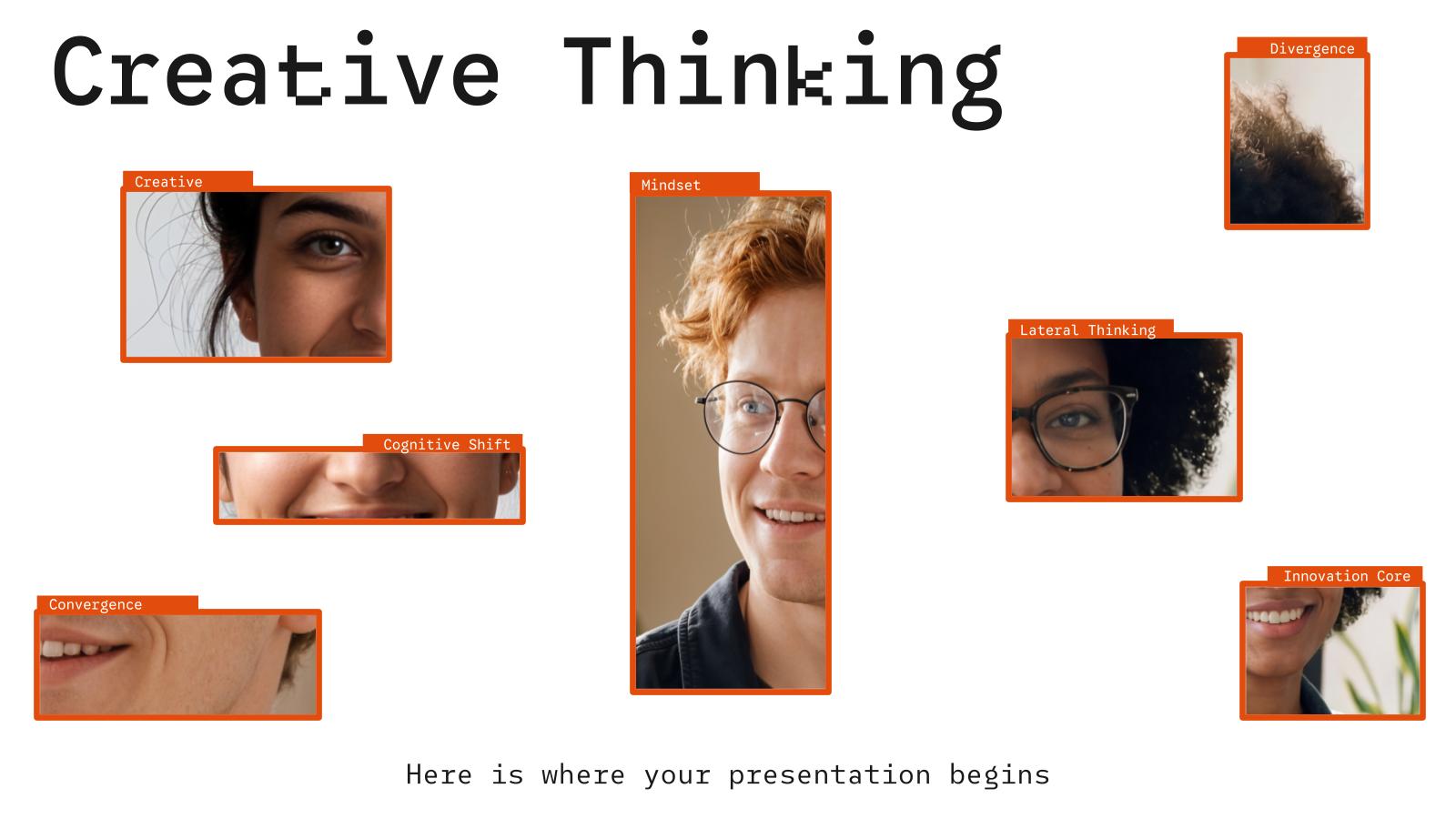 창의적 사고 프레젠테이션 템플릿