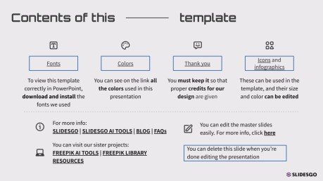이용한 원격 협업 프레젠테이션 템플릿
