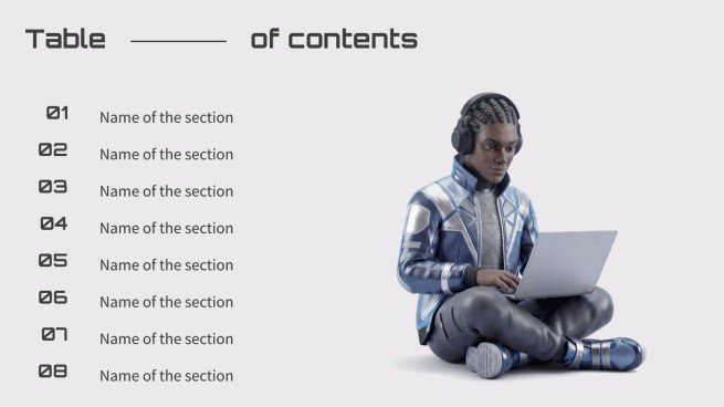 이용한 원격 협업 프레젠테이션 템플릿