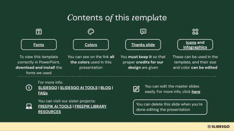 Naturinspiriertes Design Präsentationsvorlage