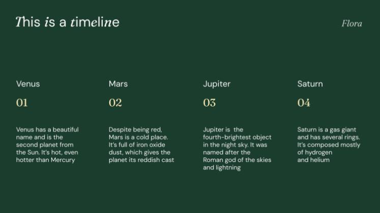 Naturinspiriertes Design Präsentationsvorlage