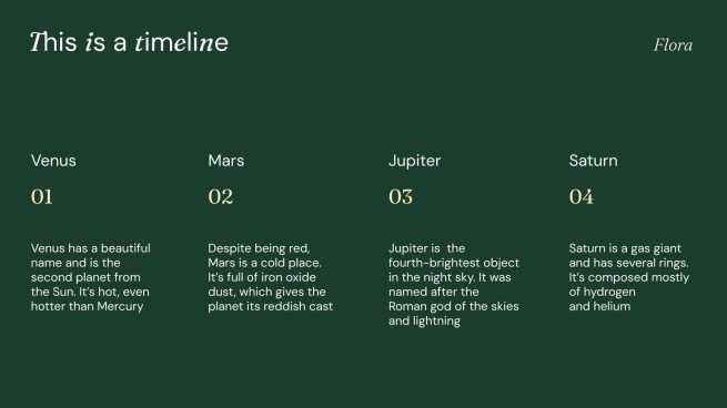 Naturinspiriertes Design Präsentationsvorlage