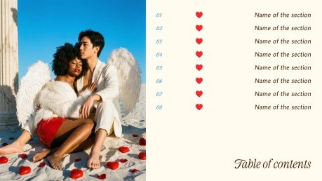 Valentine's Day presentation template 