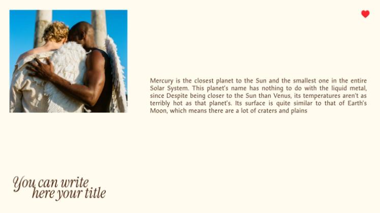 Valentine's Day presentation template 