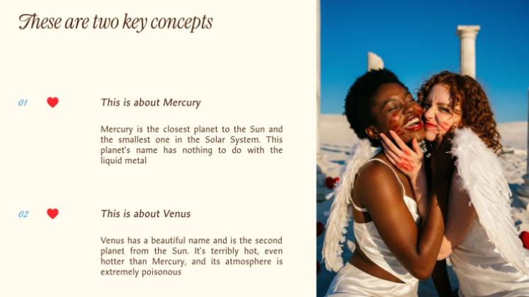 Valentine's Day presentation template 