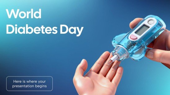 Plantilla de presentación Día Mundial de la Diabetes
