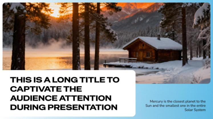 Plantilla de presentación Lo más destacado de los eventos de invierno