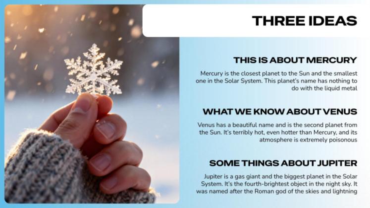 Plantilla de presentación Lo más destacado de los eventos de invierno