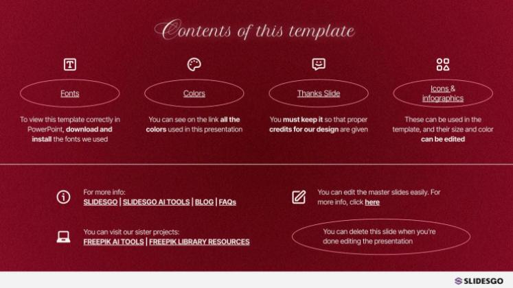 Valentine’s Day presentation template 