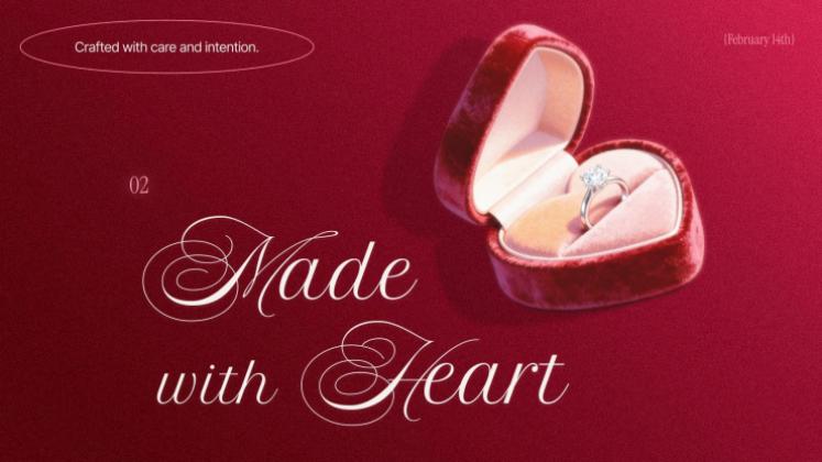 Valentine’s Day presentation template 