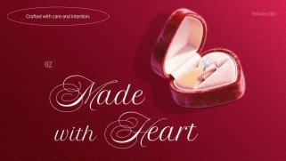 Valentine’s Day presentation template 