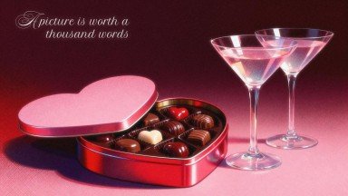 Valentine’s Day presentation template 