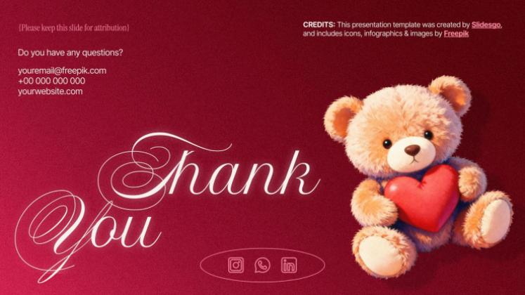 Valentine’s Day presentation template 