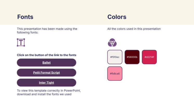 Valentine’s Day presentation template 