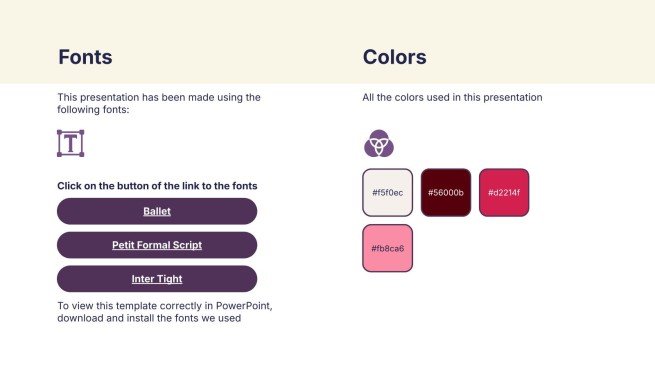 Valentine’s Day presentation template 