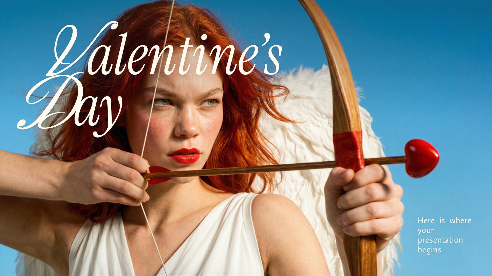 Valentine's Day presentation template 