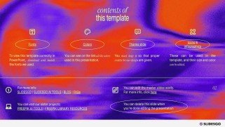 Modelo de apresentação Inspiração colorida