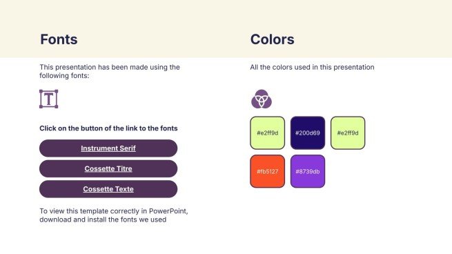 Modelo de apresentação Inspiração colorida