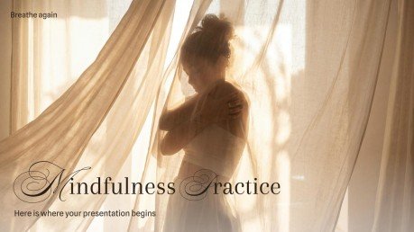 Achtsamkeitsübung Präsentationsvorlage