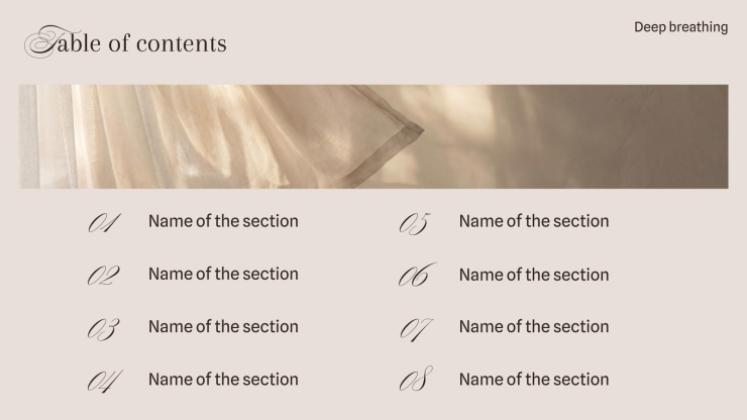 Achtsamkeitsübung Präsentationsvorlage