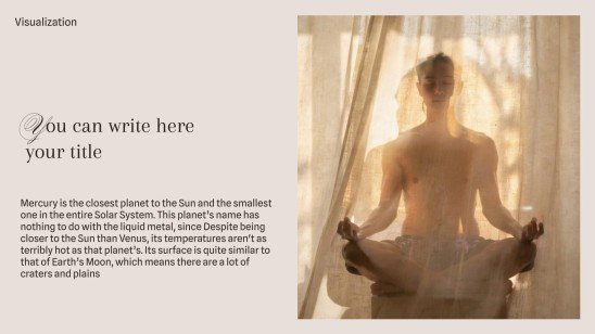 Achtsamkeitsübung Präsentationsvorlage