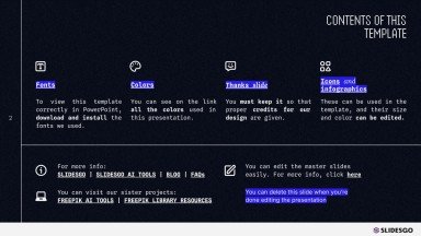Lebendiges Neon-Design Präsentationsvorlage