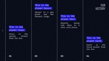 Lebendiges Neon-Design Präsentationsvorlage