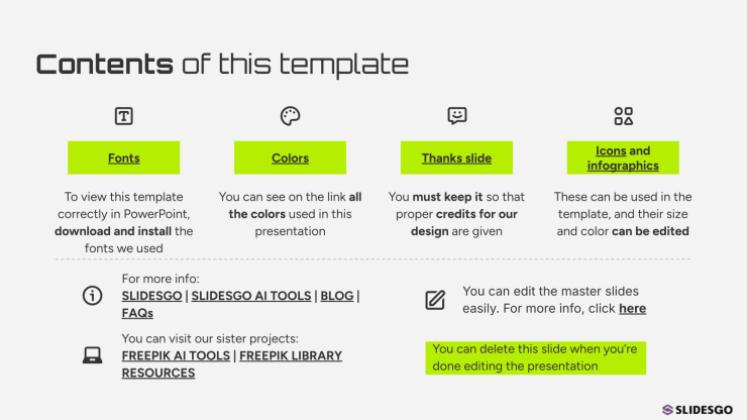 기하학적 패턴 프레젠테이션 템플릿